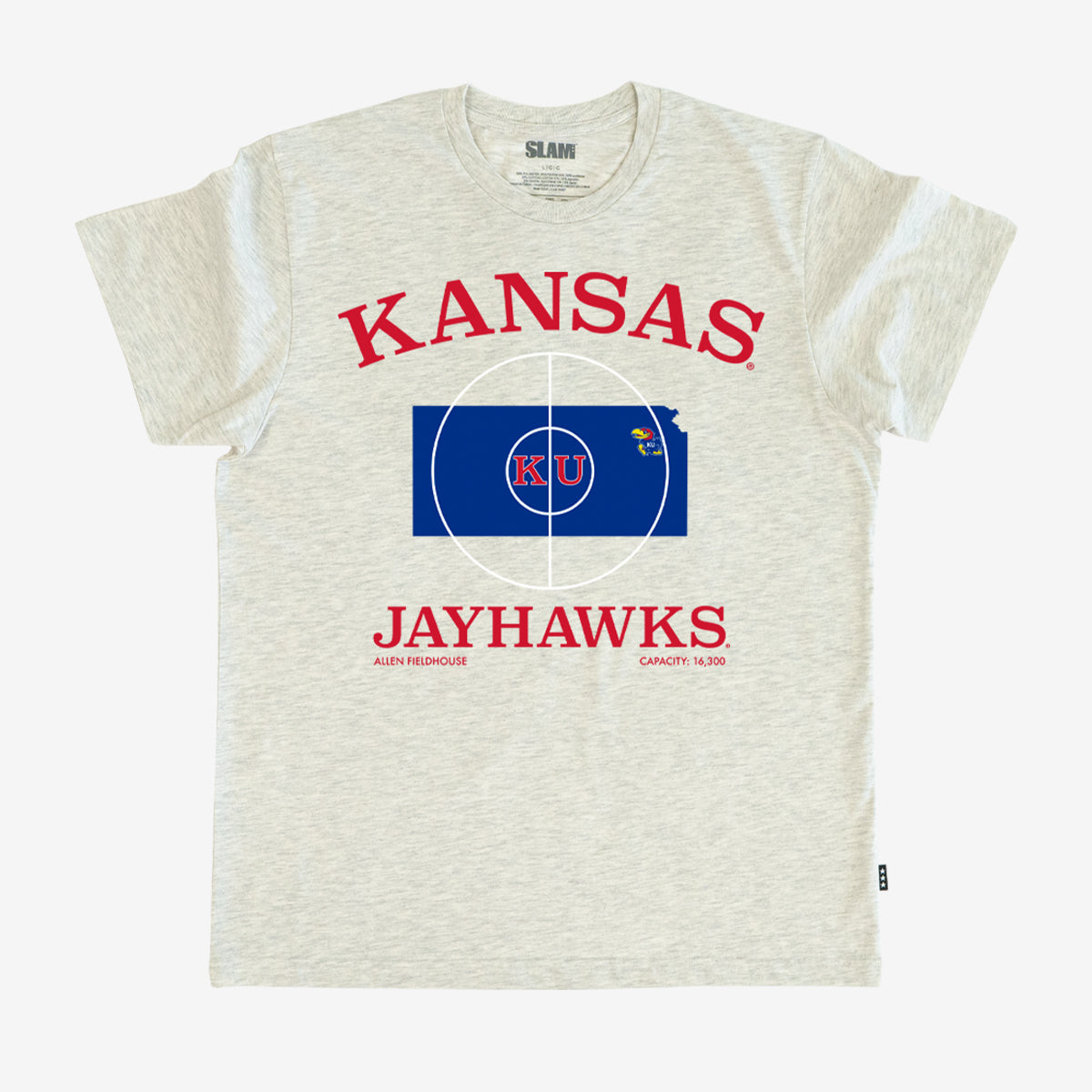 Kansas Half Court Heritage Tee