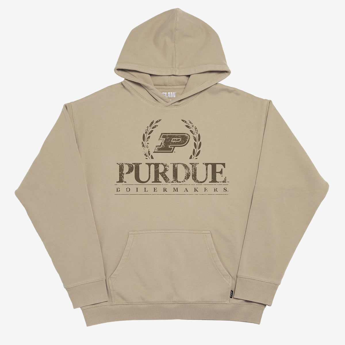 Purdue Crest Washed Hoodie