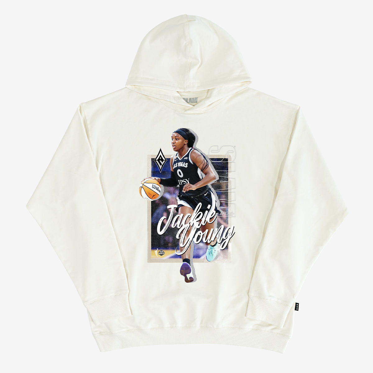 Las Vegas Aces Player Hoodie - Jackie Young (SLAM 262)
