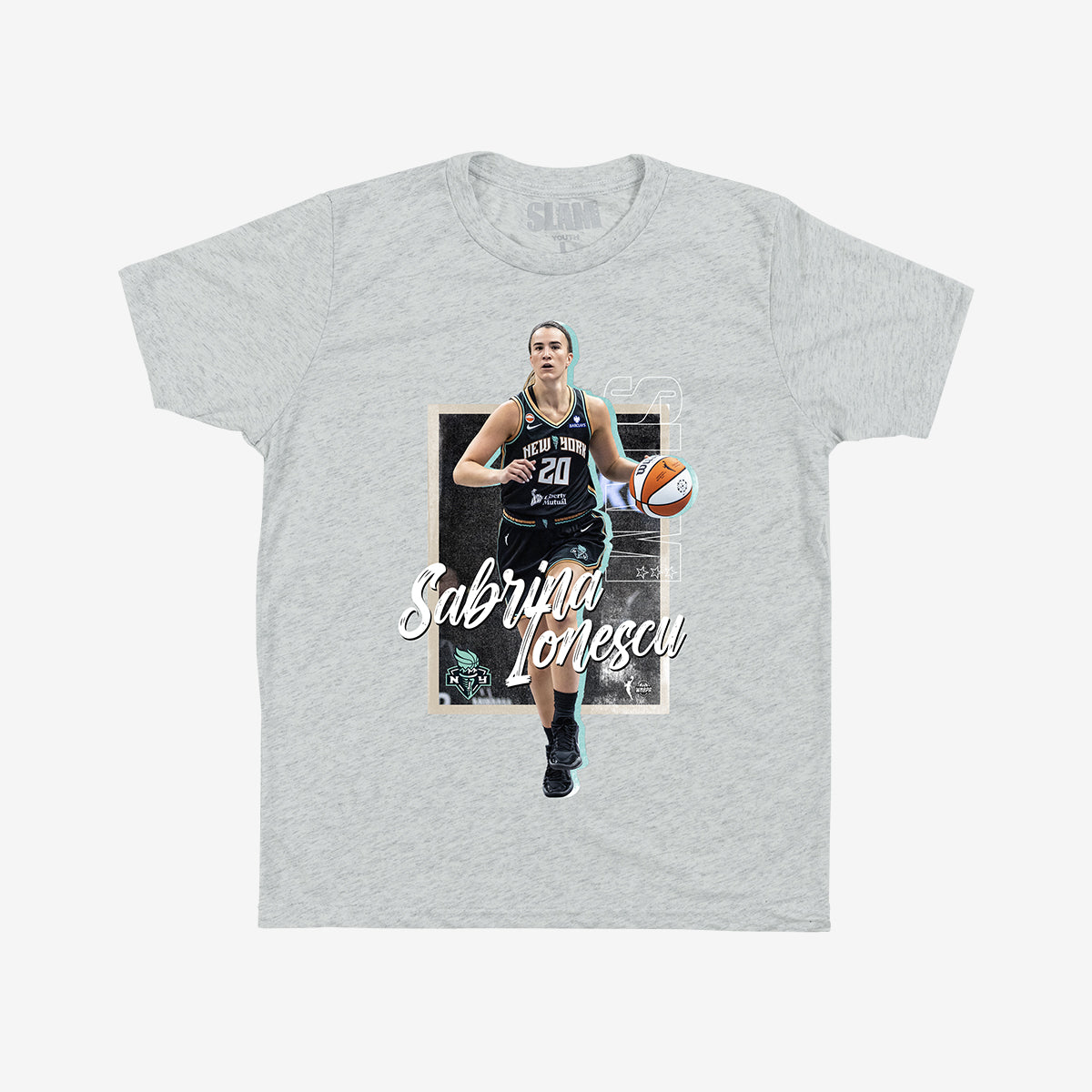 New York Liberty Player Youth Tee - Sabrina Ionescu (SLAM 262)