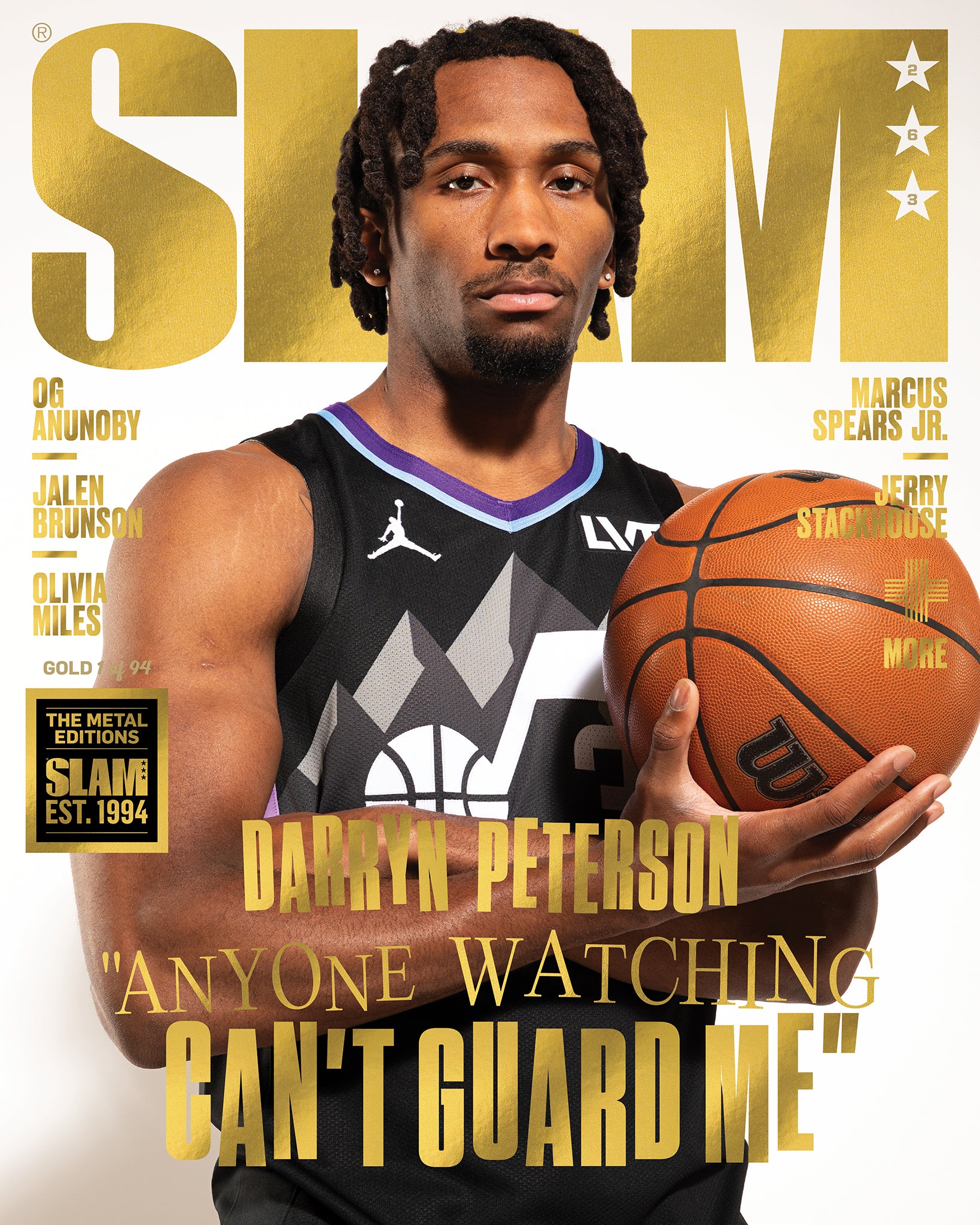 GOLD METAL: SLAM 263: Darryn Peterson Magazine (#d/94)