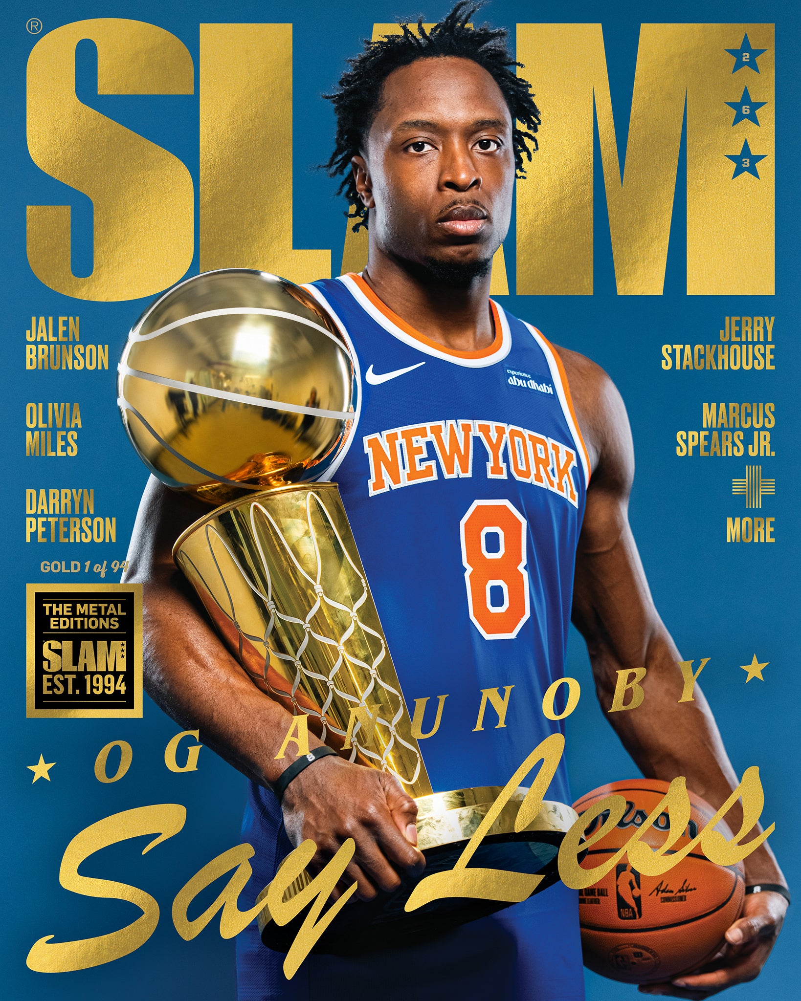 GOLD METAL: SLAM 263: OG Anunoby Magazine (#d/94)