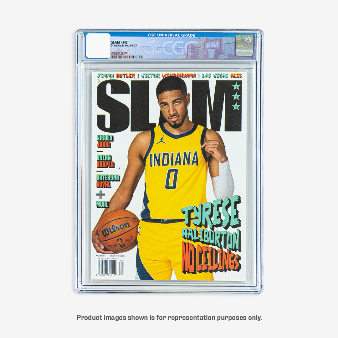SLAM 245 - Tyrese Haliburton Graded Magazine