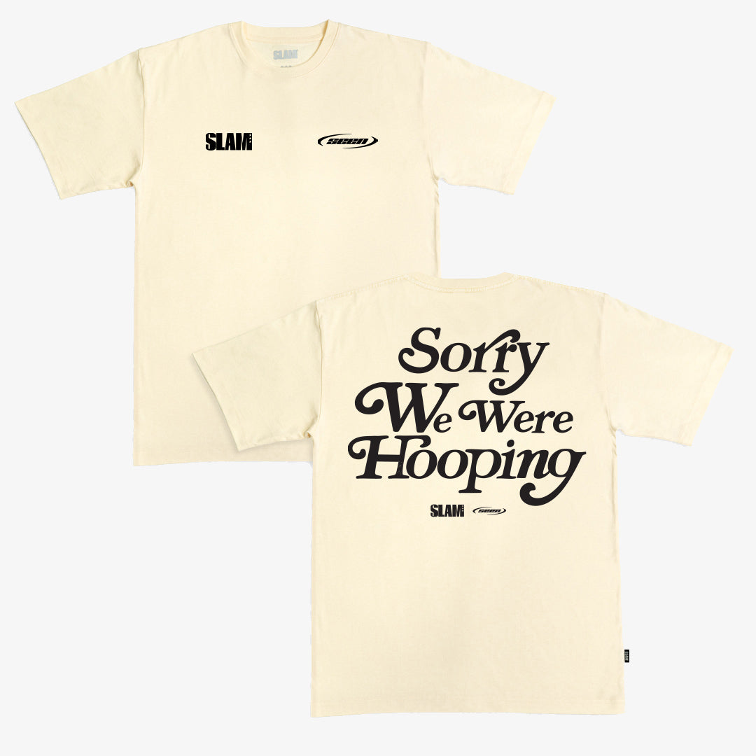 SLAM x Seen Sorry We Were Hooping Heavy Tee