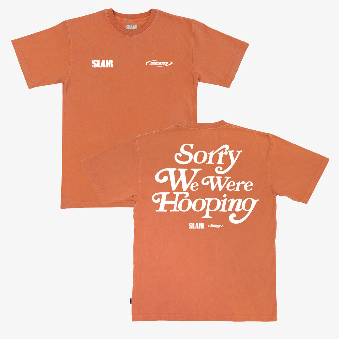 SLAM x Seen Sorry We Were Hooping Heavy Tee