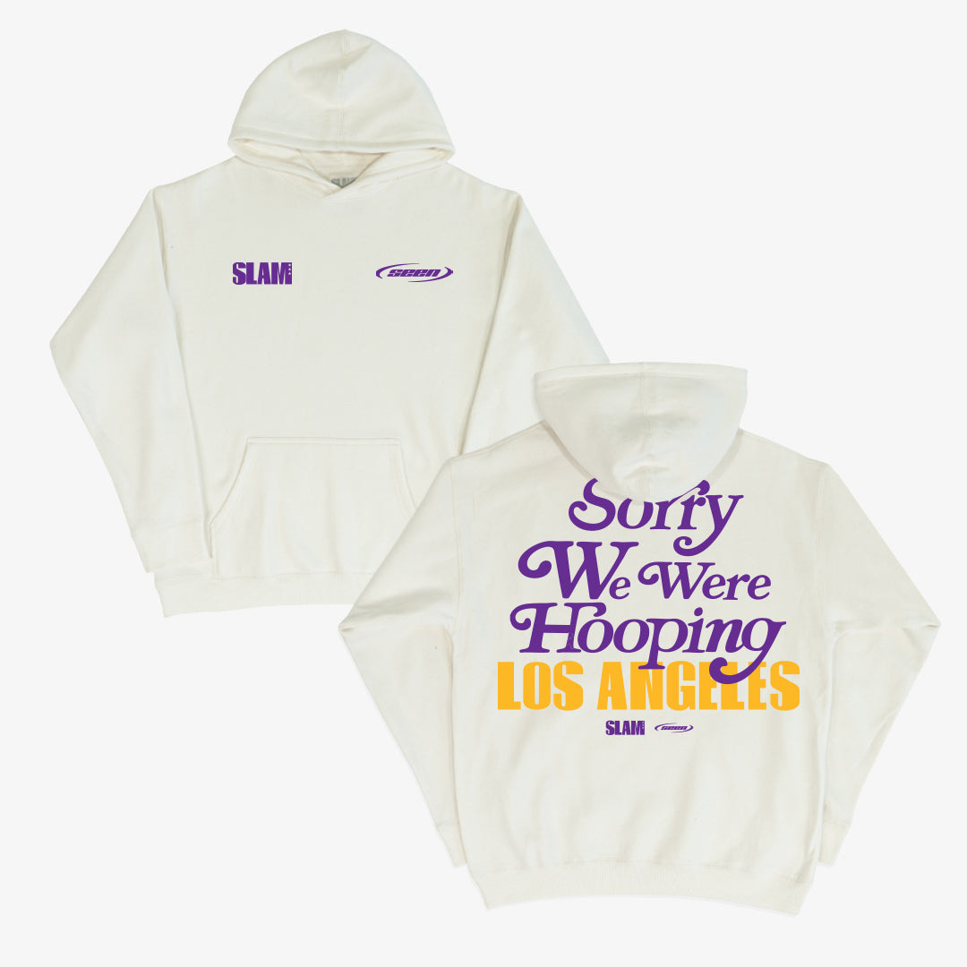 SLAM x Seen Sorry We Were Hooping LA Hoodie