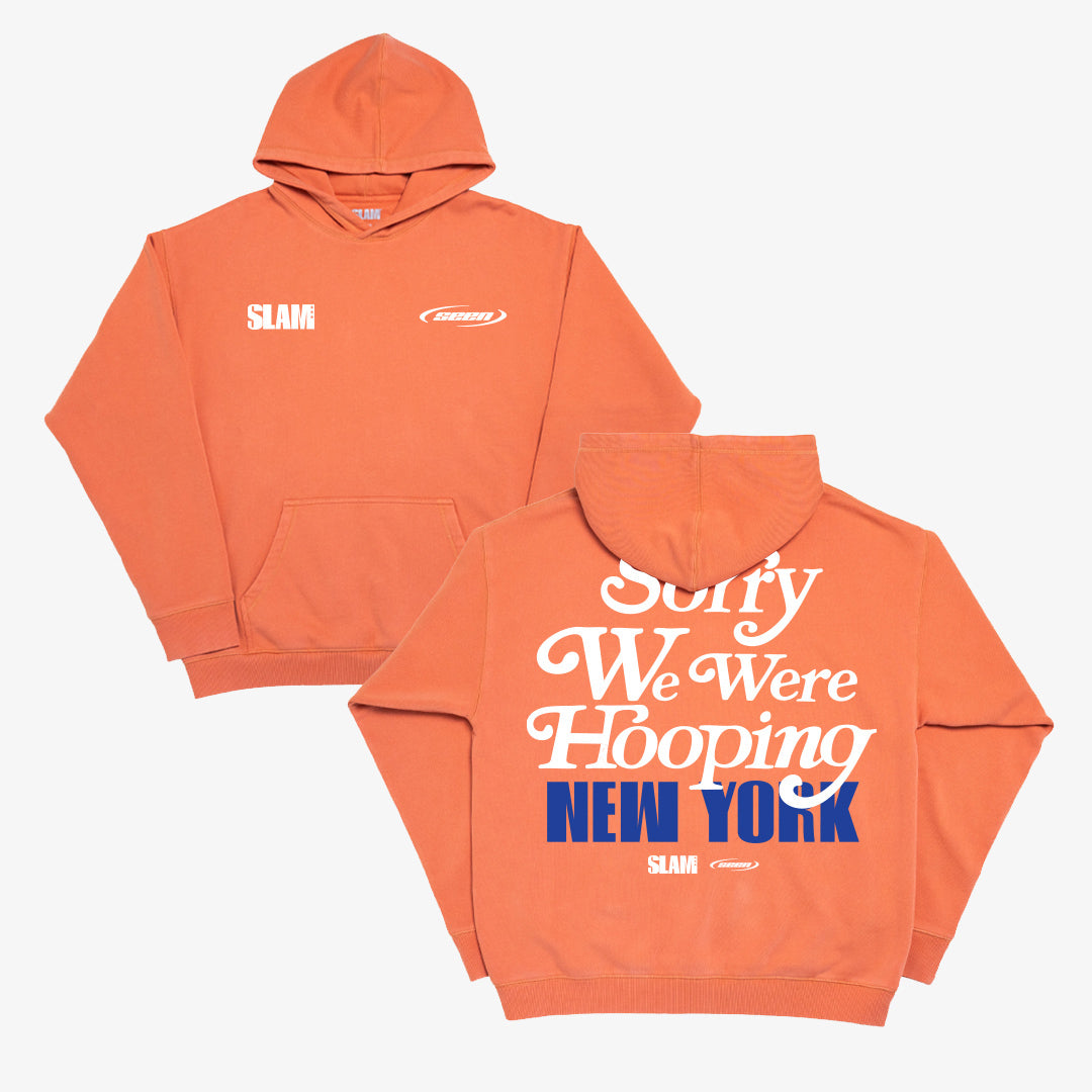 SLAM x Seen Sorry We Were Hooping NYC Hoodie