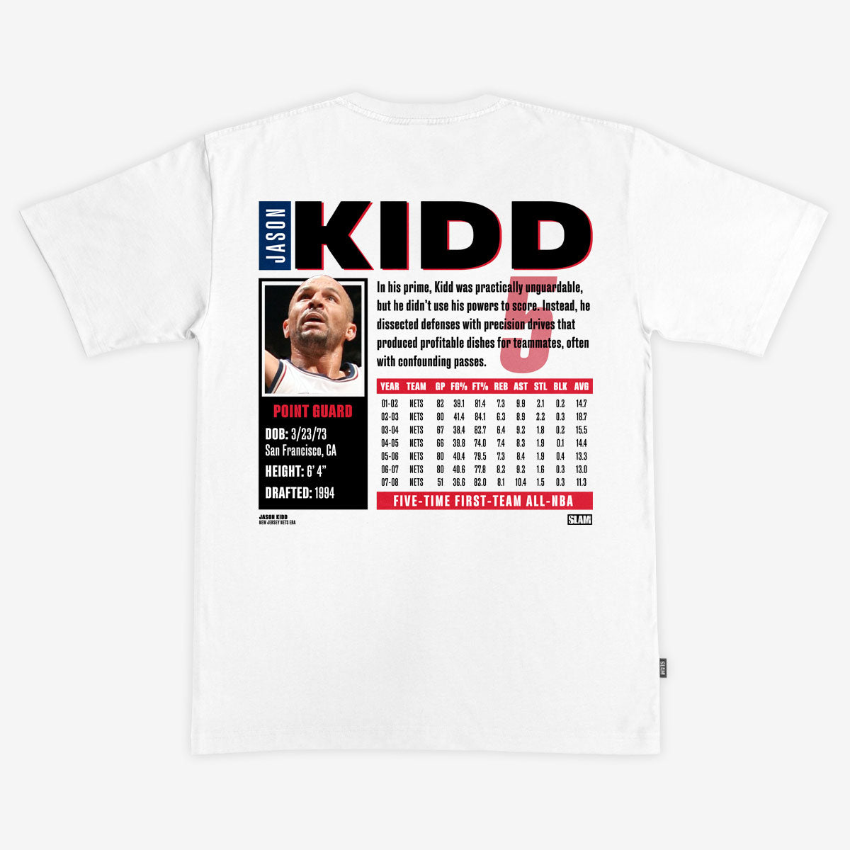 SLAM Top 500 Jason Kidd Heavy Tee