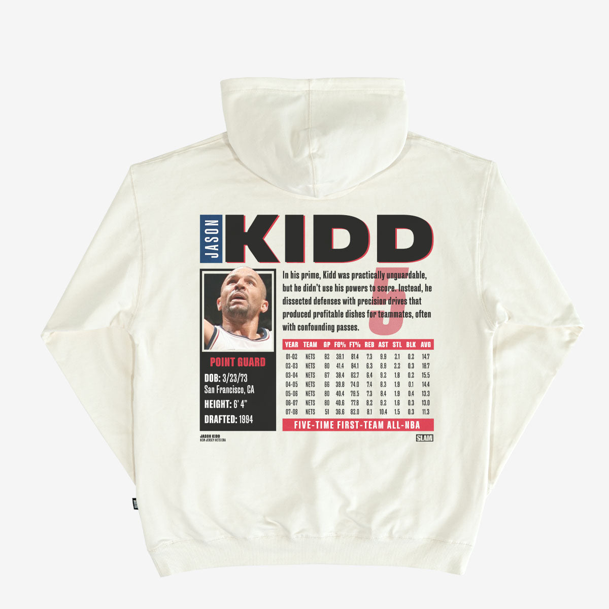 SLAM Top 500 Jason Kidd Hoodie