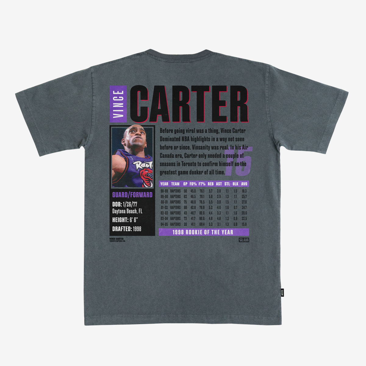SLAM Top 500 Vince Carter Heavy Tee