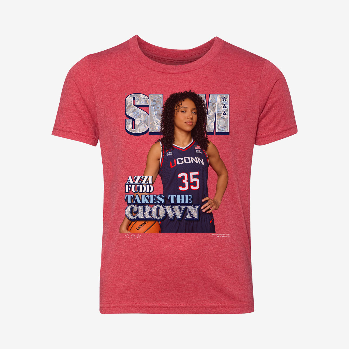 SLAM Youth Cover Tee - Azzi Fudd (SLAM 259)