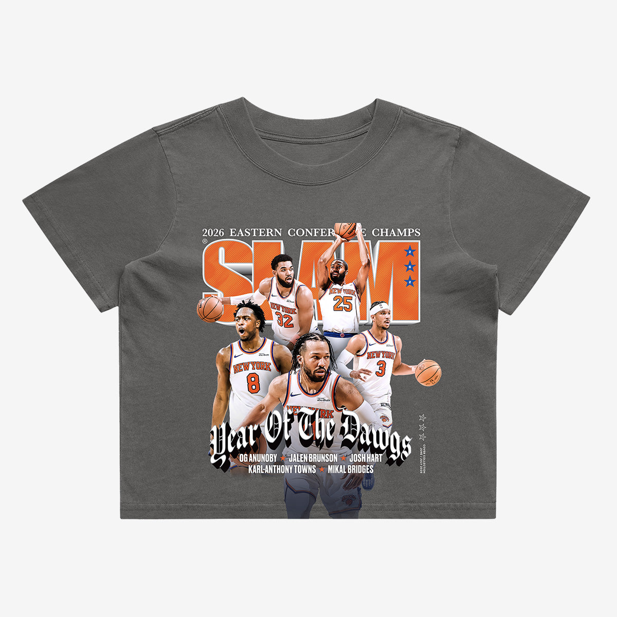SLAM Women's Crop Cover Tee - New York Knicks (SLAM 262)