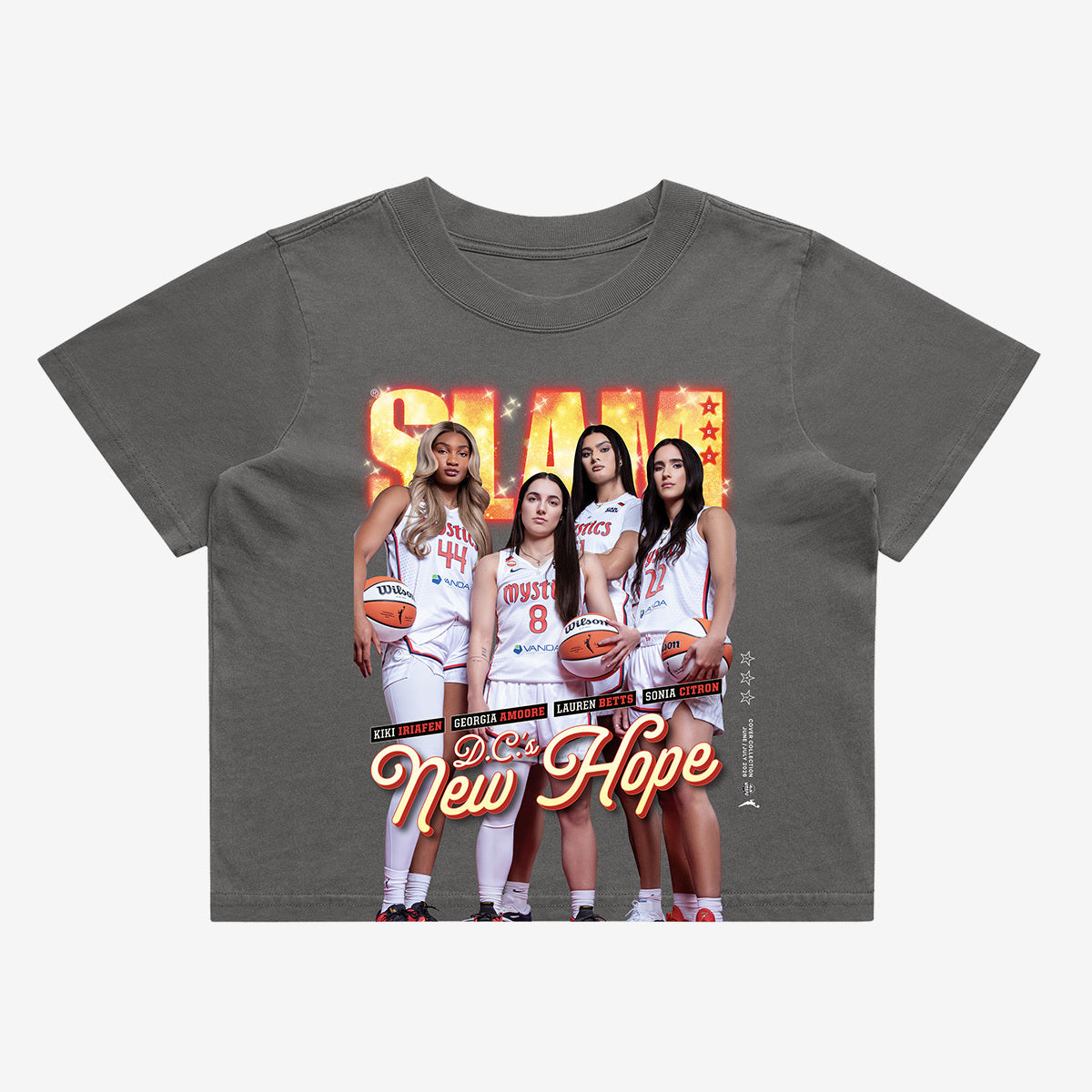 SLAM Crop Cover Tee - Washington Mystics (SLAM 262)