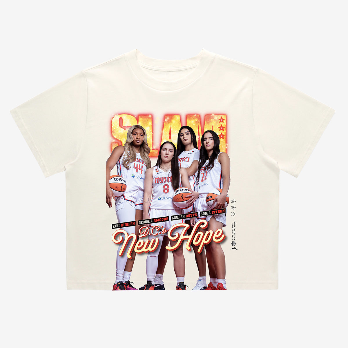 SLAM Crop Cover Tee - Washington Mystics (SLAM 262)