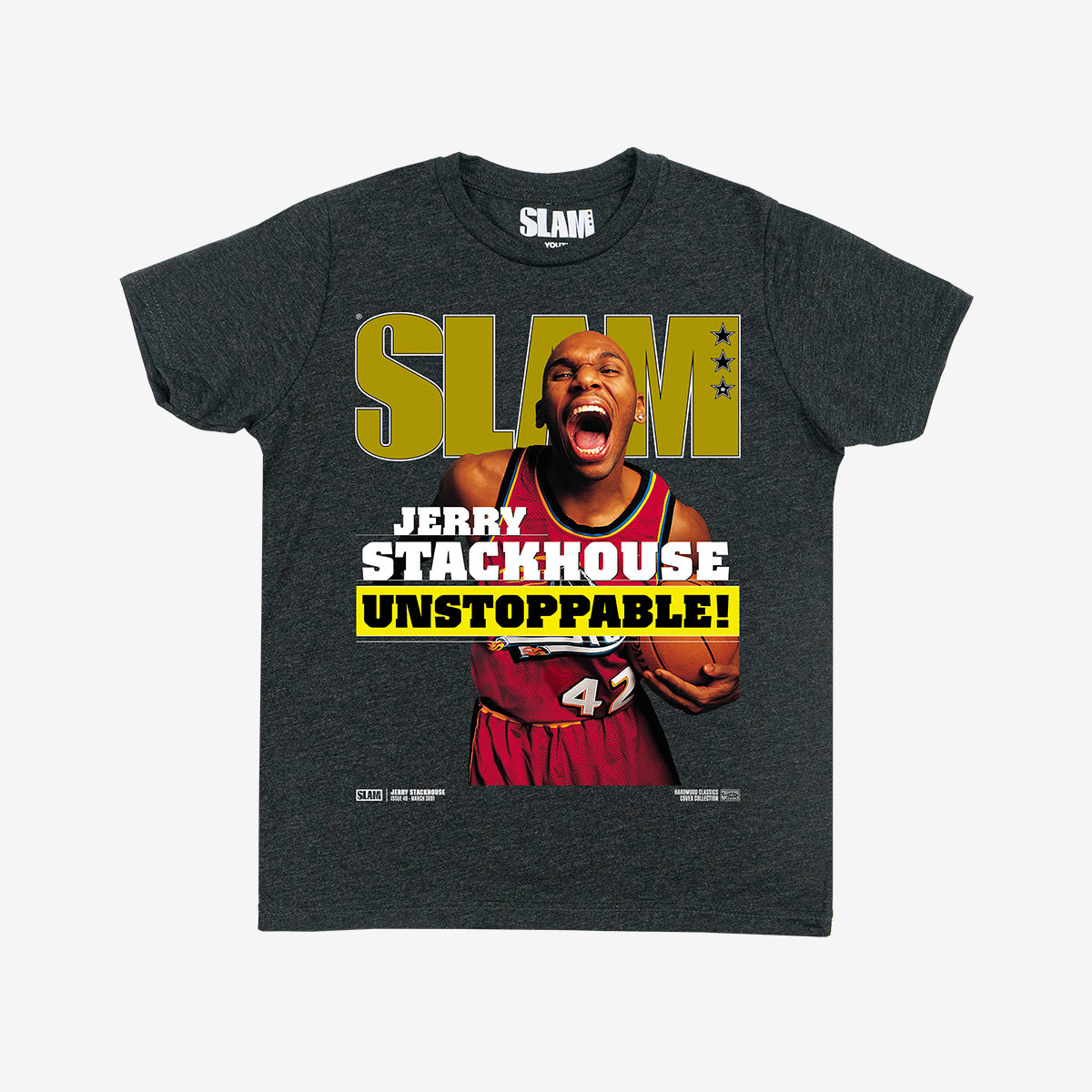SLAM Hardwood Classics Youth Cover Tee - Jerry Stackhouse (SLAM 49)