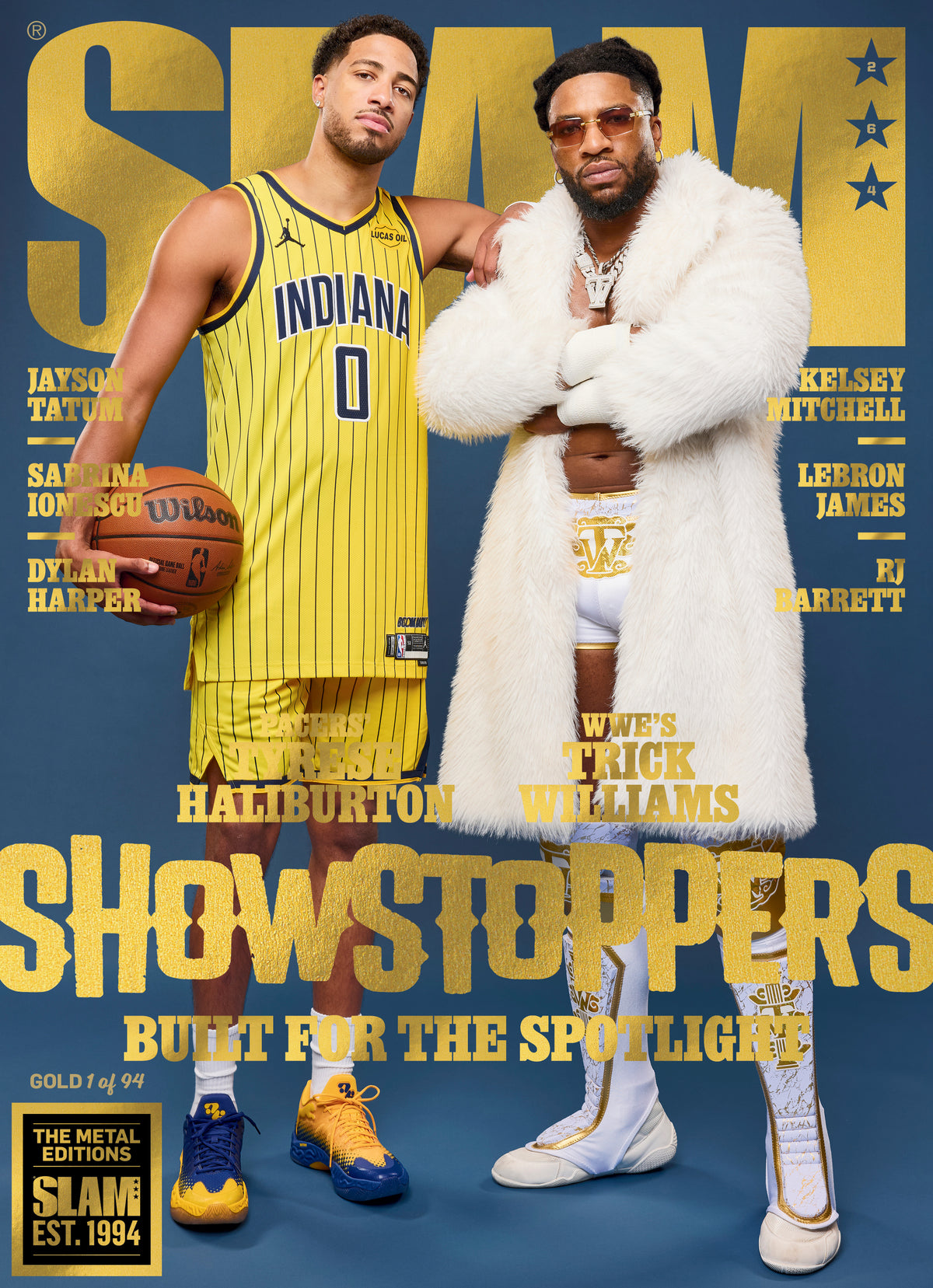 SLAM 264: Tyrese Haliburton + Trick Williams Magazine - Gold