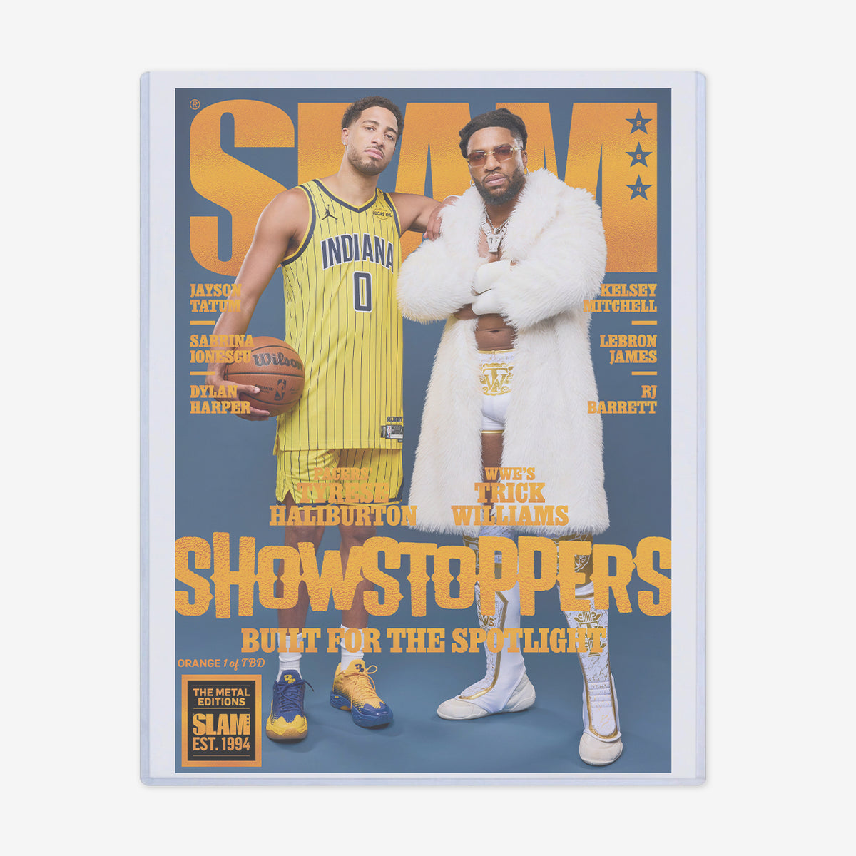 SLAM 264: Tyrese Haliburton + Trick Williams Magazine - Orange