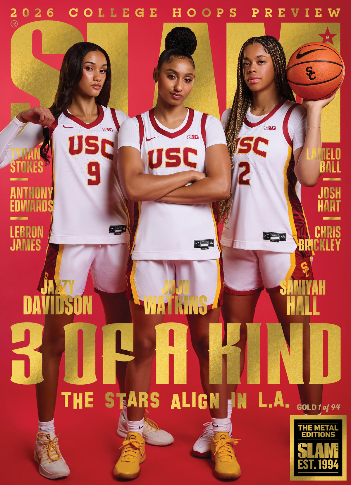 GOLD METAL: SLAM 265: USC WBB Magazine (#d/94)