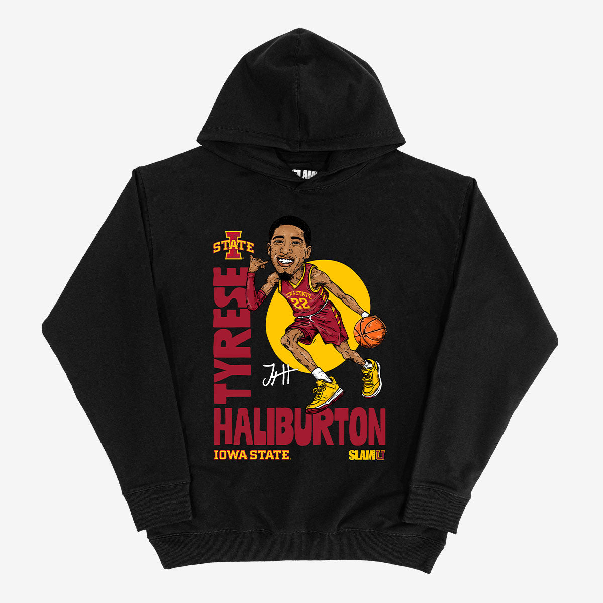 SLAMU Caricature Hoodie - Tyrese Haliburton (Iowa State)