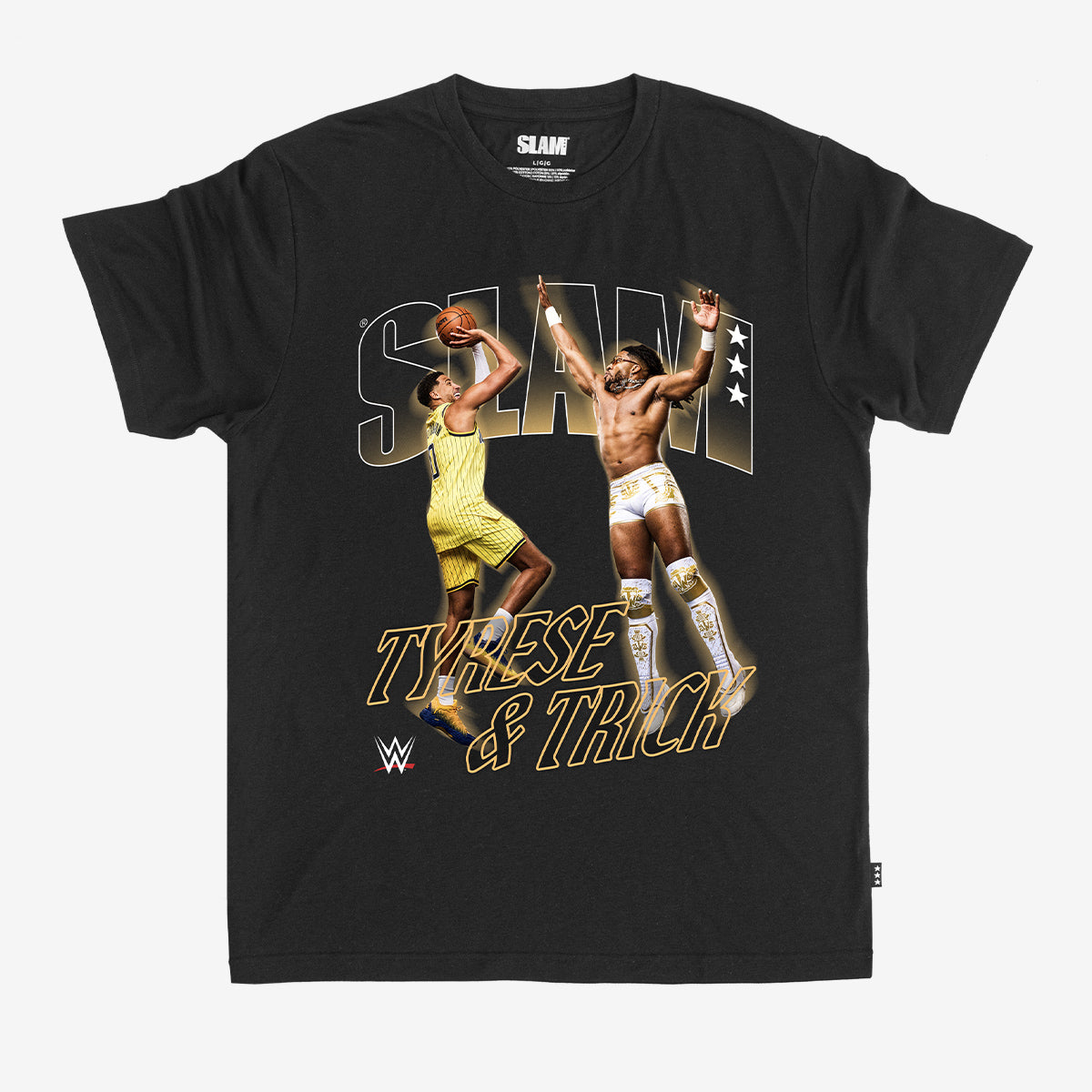 SLAM x WWE Tyrese Haliburton + Trick Williams Remix Heritage Tee (SLAM 264)