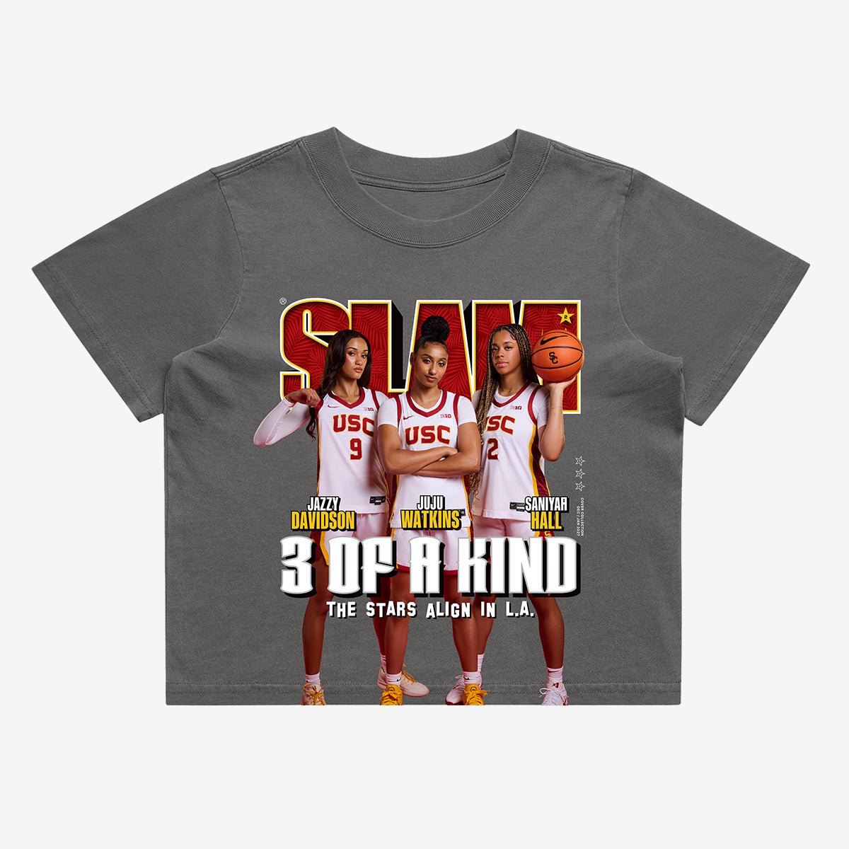 SLAM Women's Crop Cover Tee - USC WBB (SLAM 265)