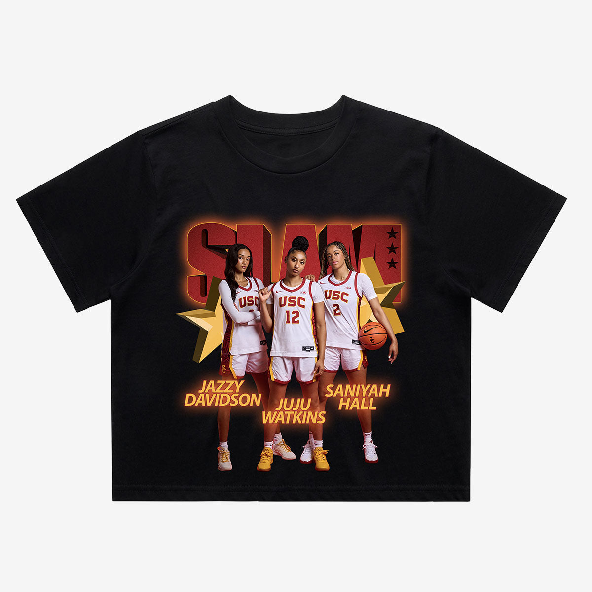 USC WBB Remix Women's Crop Tee (SLAM 265)
