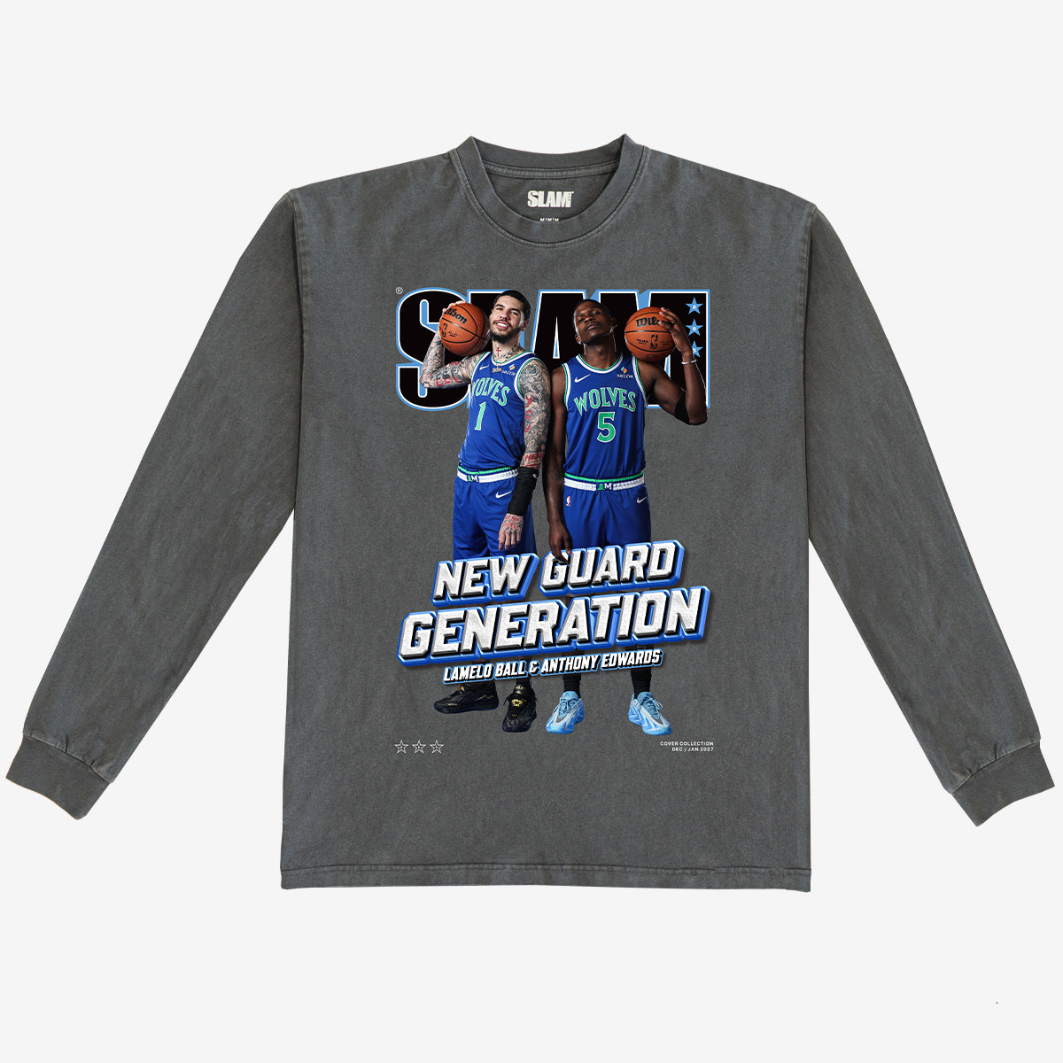 SLAM Cover L/S Tee - Anthony Edwards + LaMelo Ball (SLAM 265)