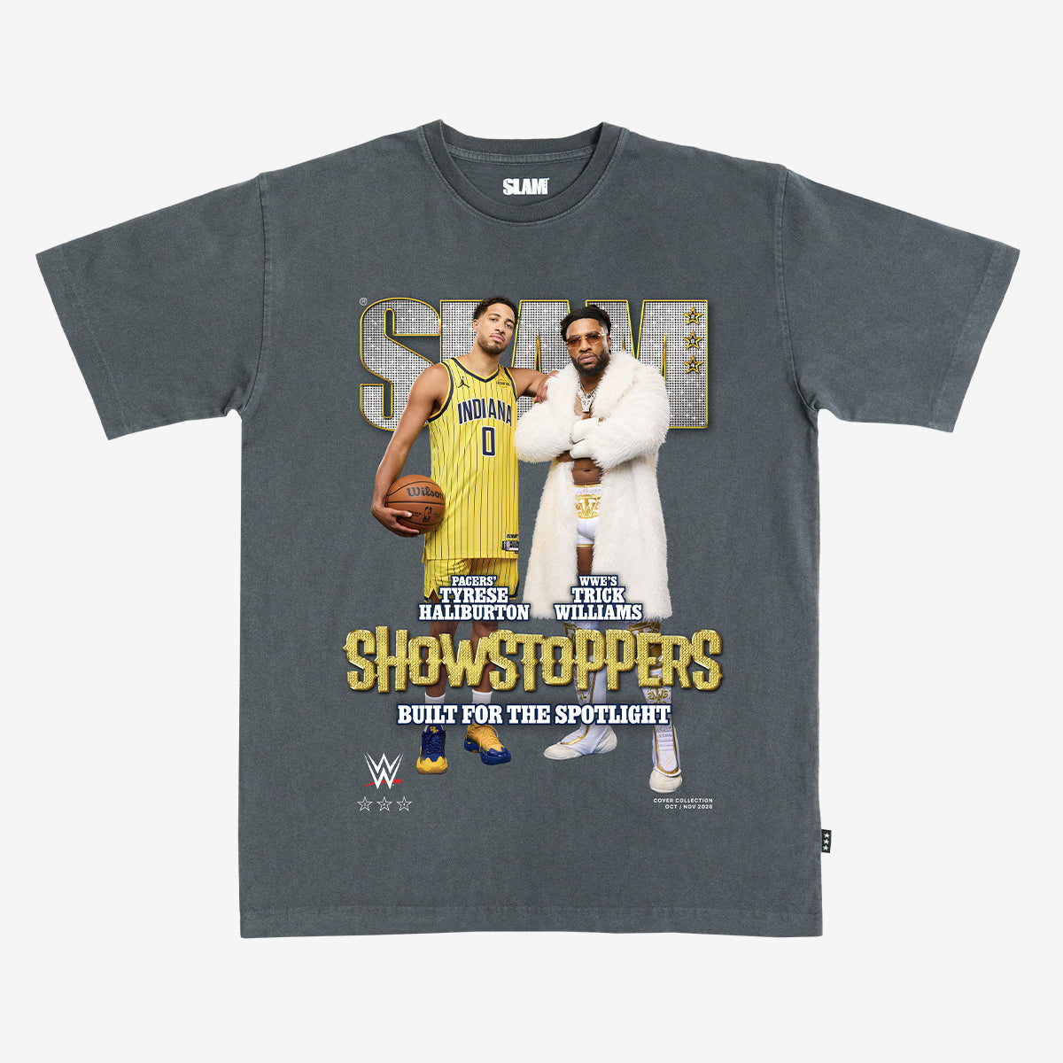 SLAM x WWE Cover Tee - Tyrese Haliburton + Trick Williams (SLAM 264)