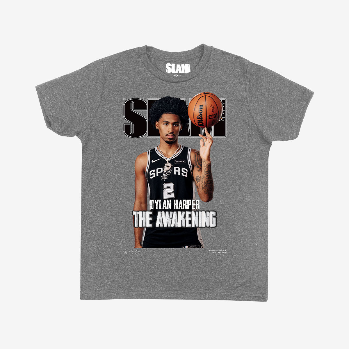 SLAM Youth Cover Tee - Dylan Harper (SLAM 264)
