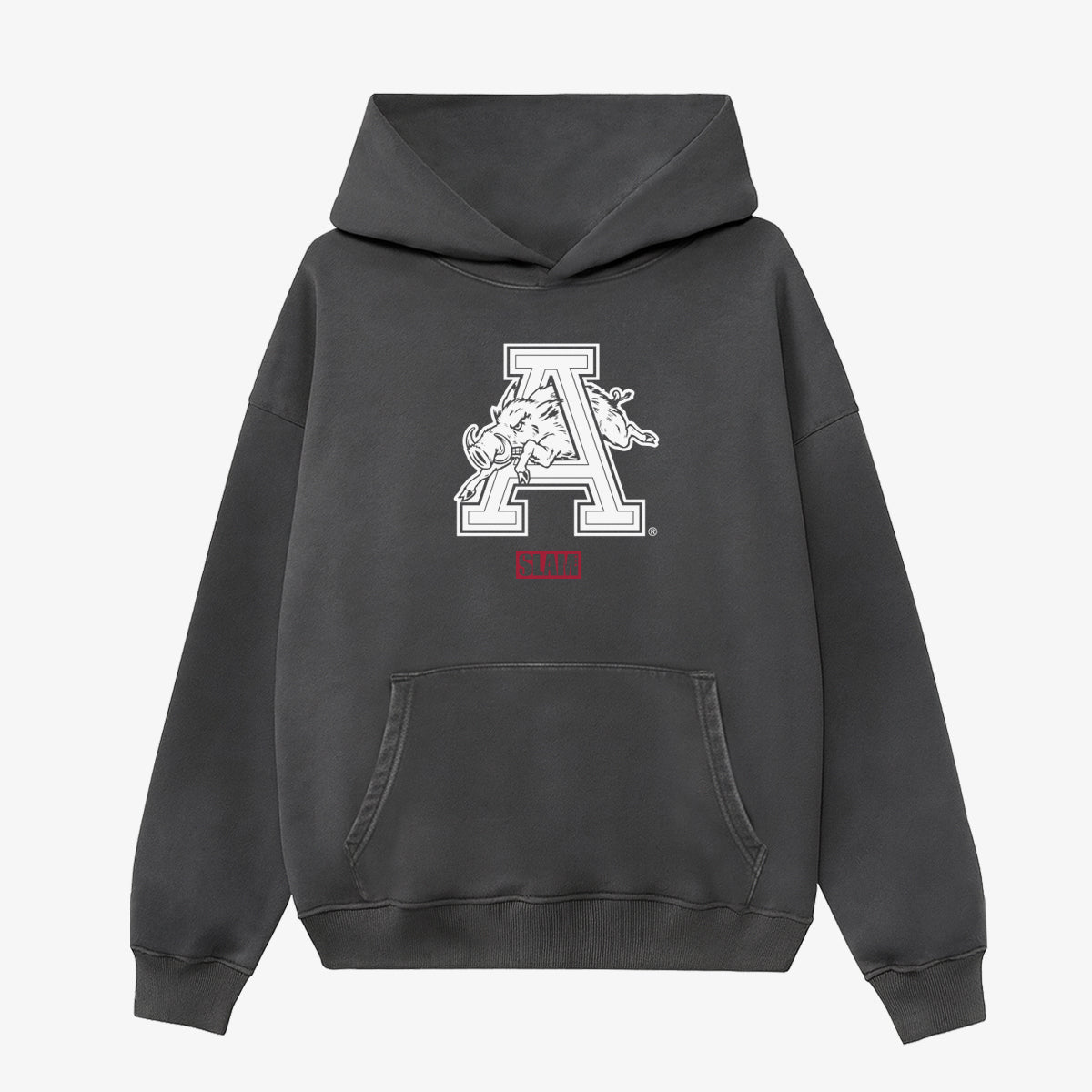 Arkansas Monochromatic Washed Hoodie - SLAM Goods