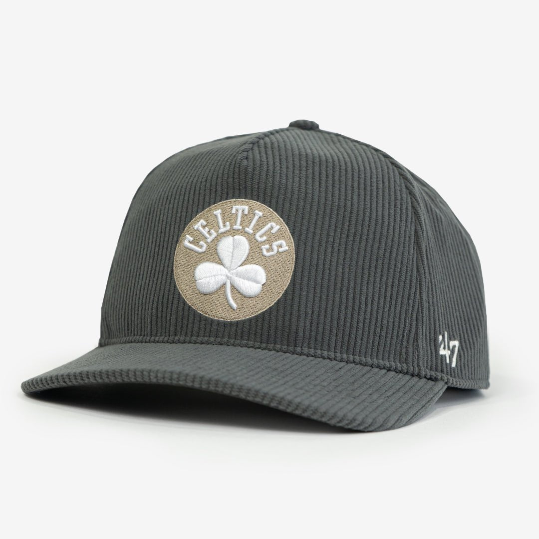Boston Celtics Charcoal Thick Cord '47 Hitch Hat - SLAM Goods