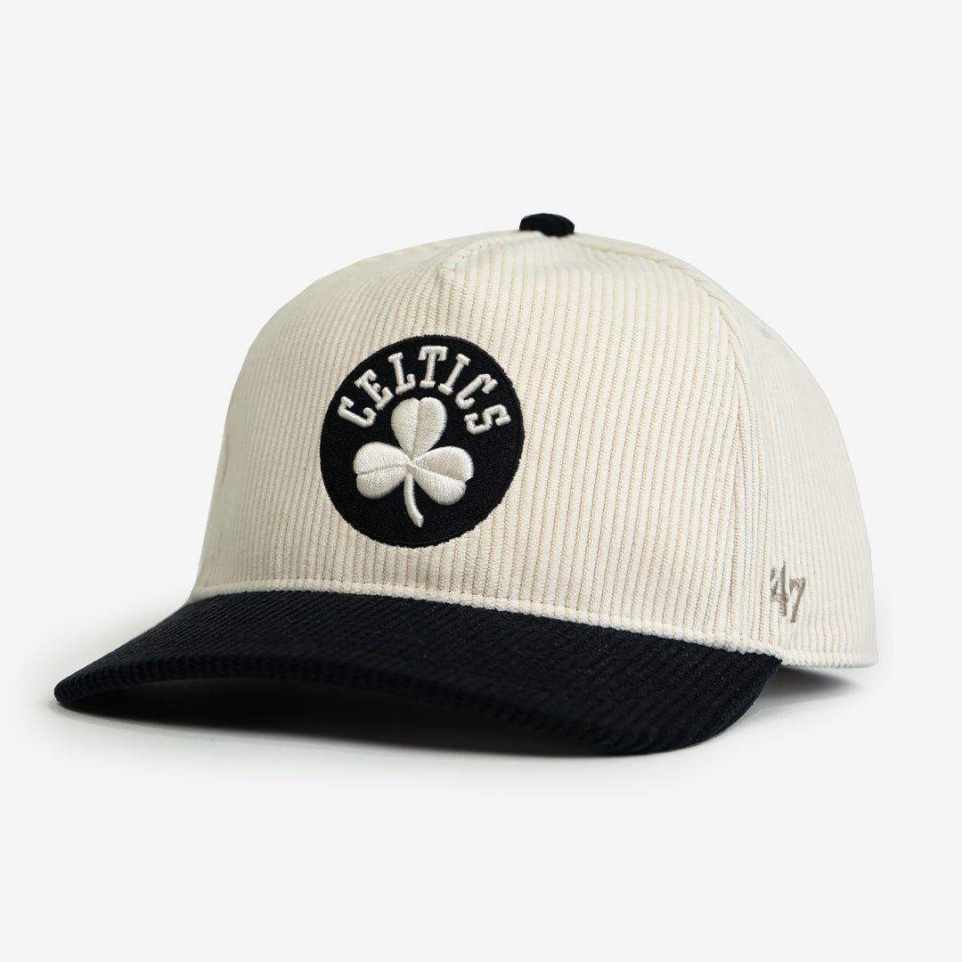 Boston Celtics Cream Thick Cord '47 Hitch Hat - SLAM Goods