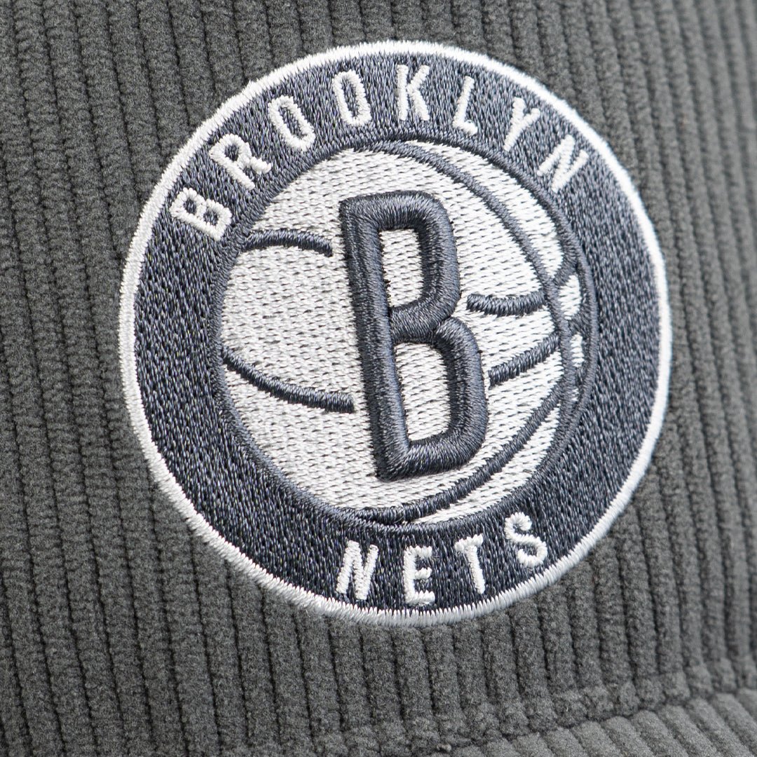 Brooklyn Nets Charcoal Thick Cord '47 Hitch Hat - SLAM Goods