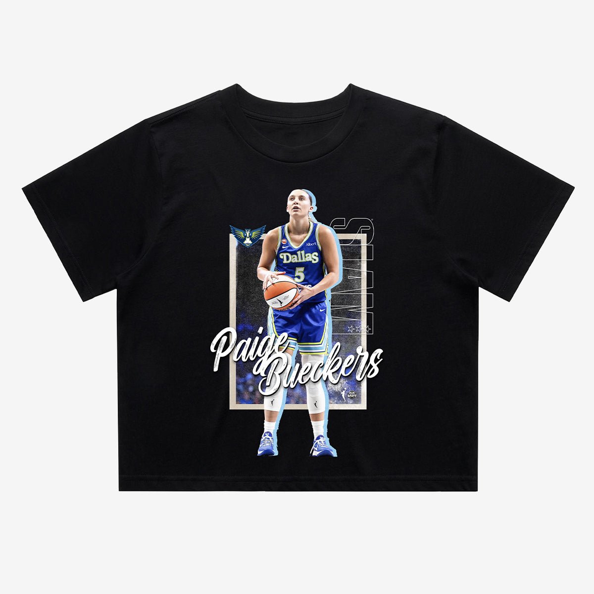 Dallas Wings Player Crop Tee - Paige Bueckers (SLAM 262) - SLAM Goods