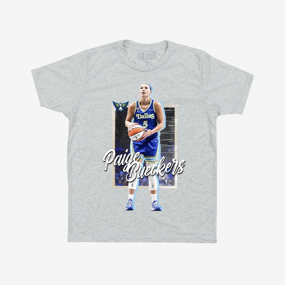 Dallas Wings Player Youth Tee - Paige Bueckers (SLAM 262) - SLAM Goods