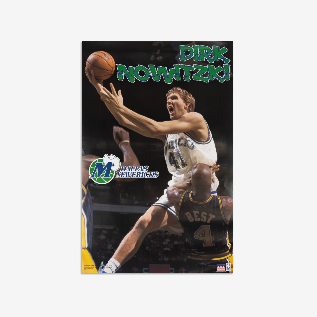 Dirk Nowitzki Vintage Poster - SLAM Goods