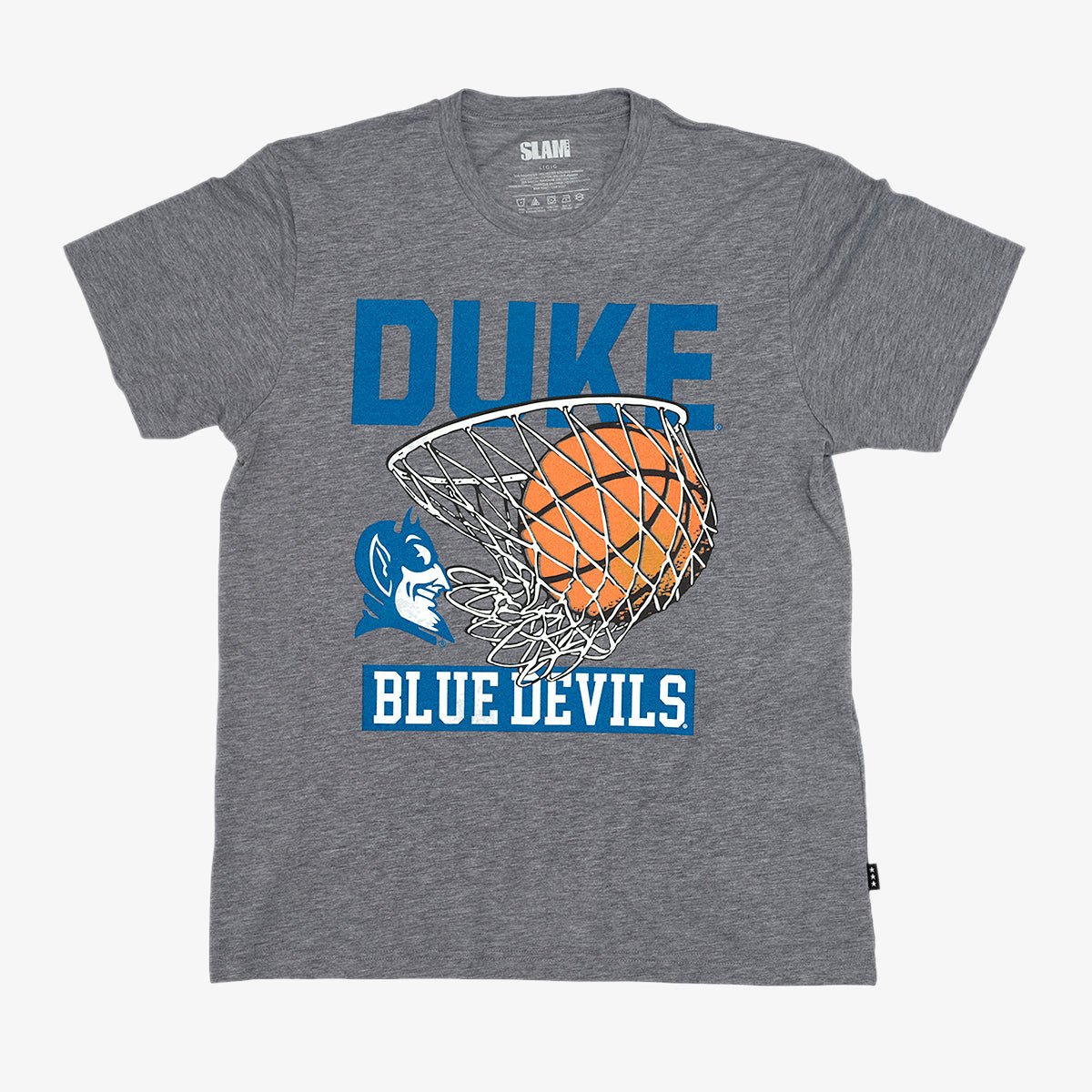 duke basketball gear Duke Hoops Heritage Tee Heather Grey / L