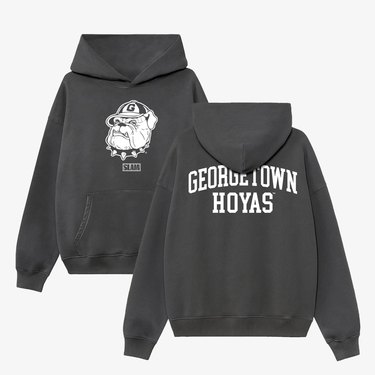 Georgetown Monochromatic Washed Hoodie - SLAM Goods