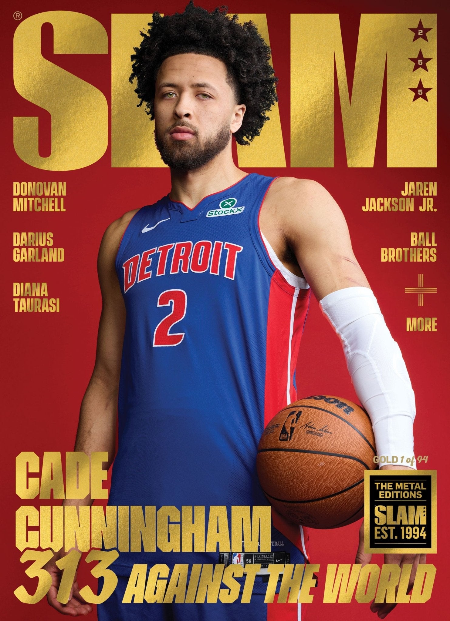 GOLD METAL: SLAM 255 - Cade Cunningham (Cover 5 of 5) - SLAM Goods