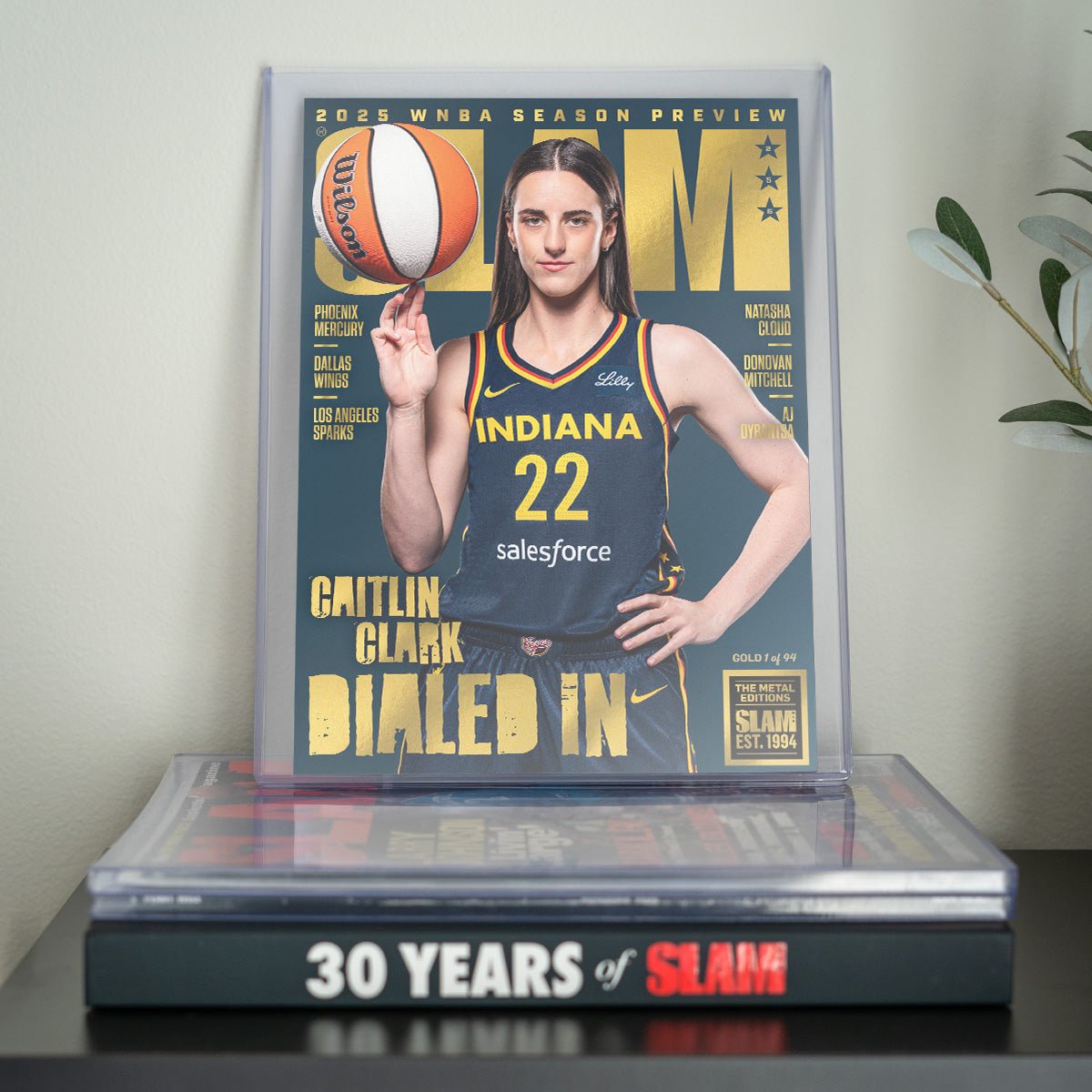 GOLD METAL: SLAM 256 - Caitlin Clark (d/94) - SLAM Goods