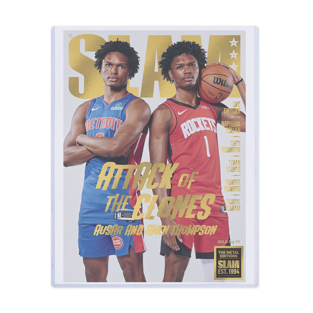 GOLD METAL: SLAM 257 - Amen & Ausar Thompson Magazine (d/94) - SLAM Goods