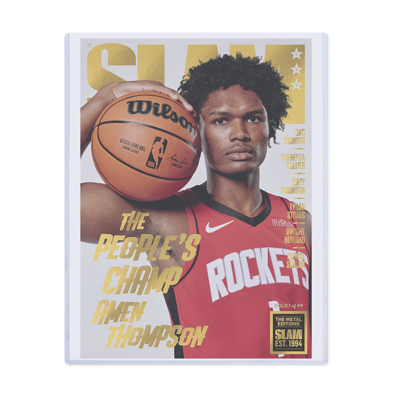 GOLD METAL: SLAM 257 - Amen Thompson Magazine (d/94) - SLAM Goods