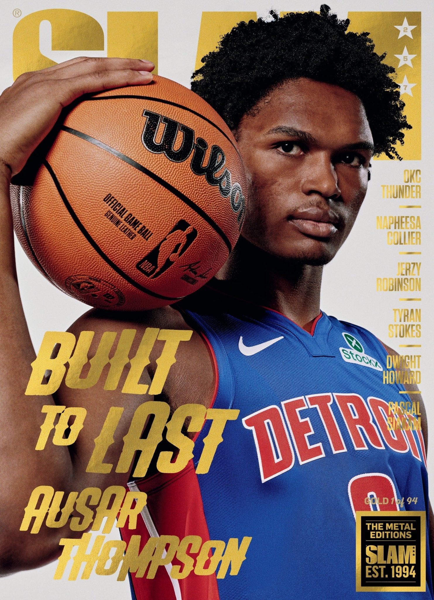 GOLD METAL: SLAM 257 - Ausar Thompson Magazine (d/94) - SLAM Goods