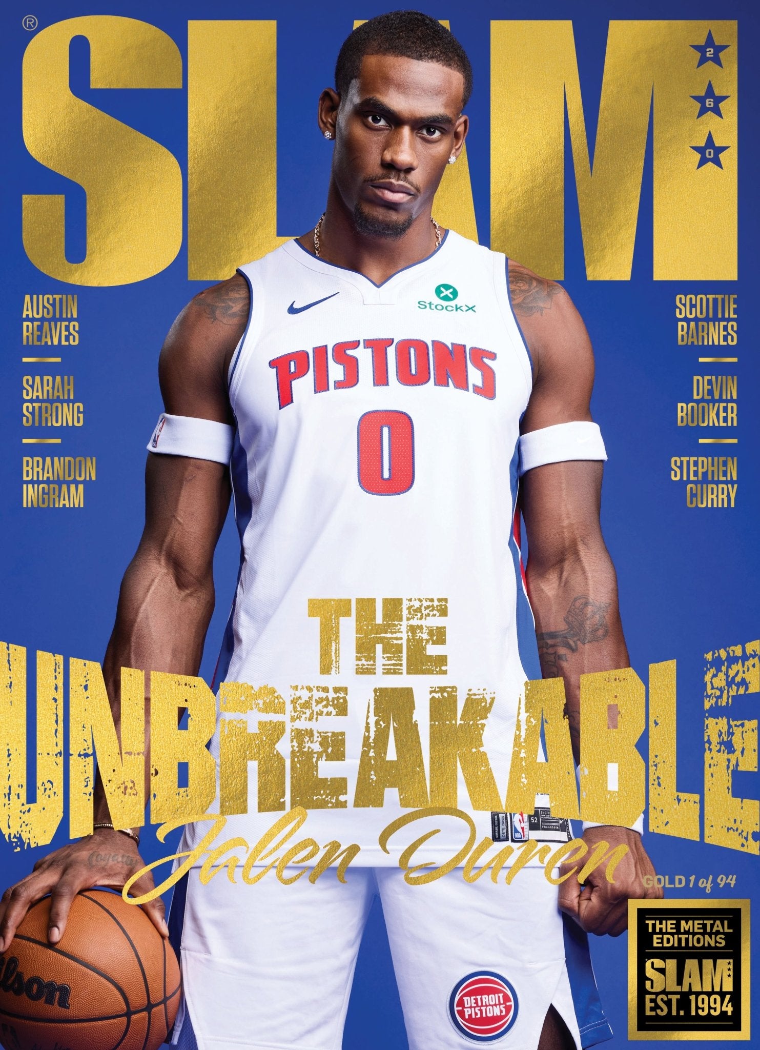 GOLD METAL: SLAM 260 - Jalen Duren Magazine (d/94) - SLAM Goods