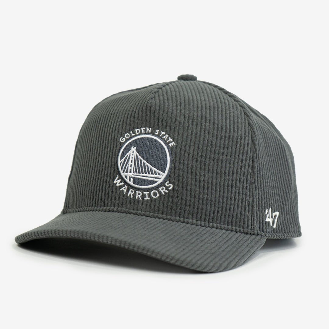 Golden State Warriors Charcoal Thick Cord '47 Hitch Hat - SLAM Goods