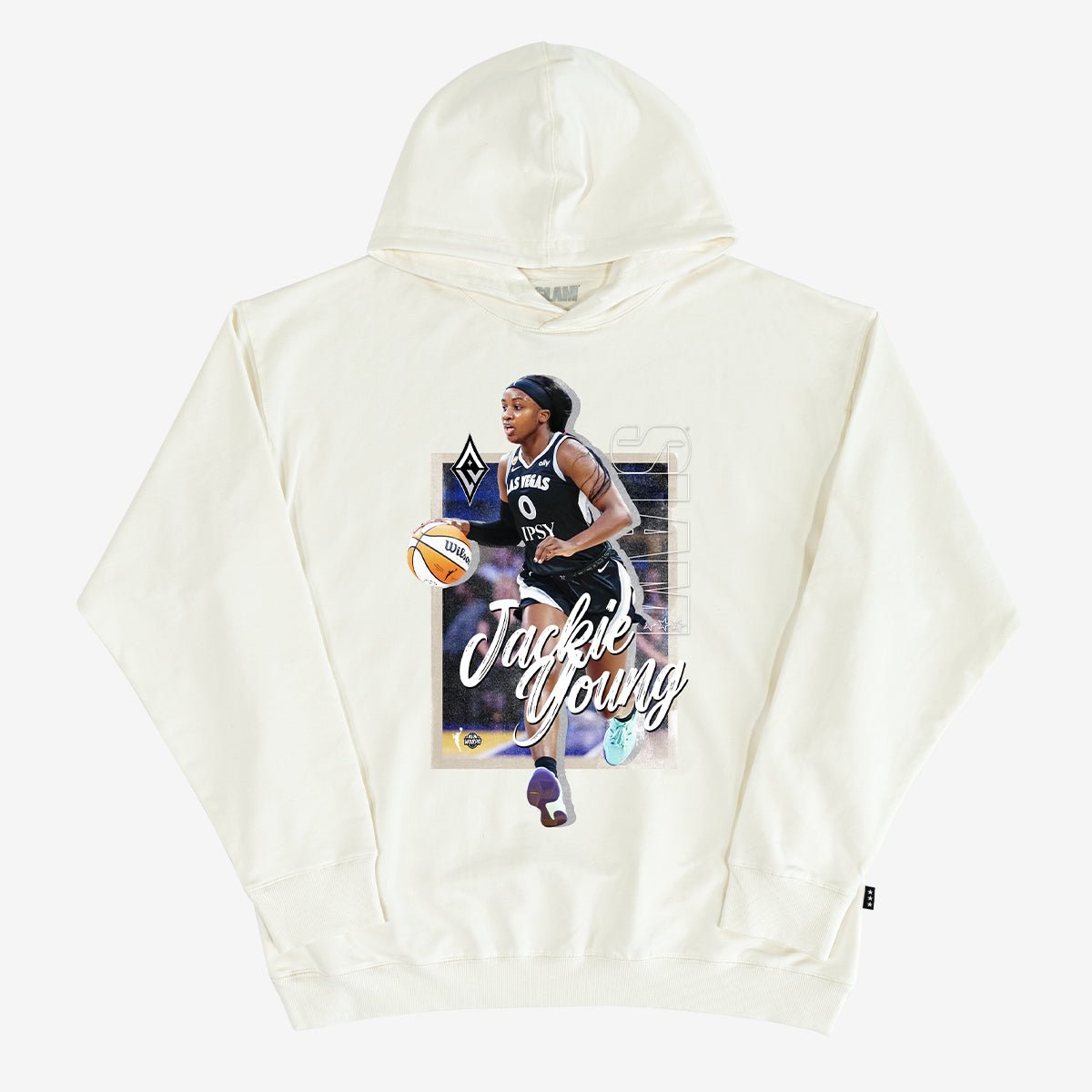 Las Vegas Aces Player Hoodie - Jackie Young (SLAM 262) - SLAM Goods