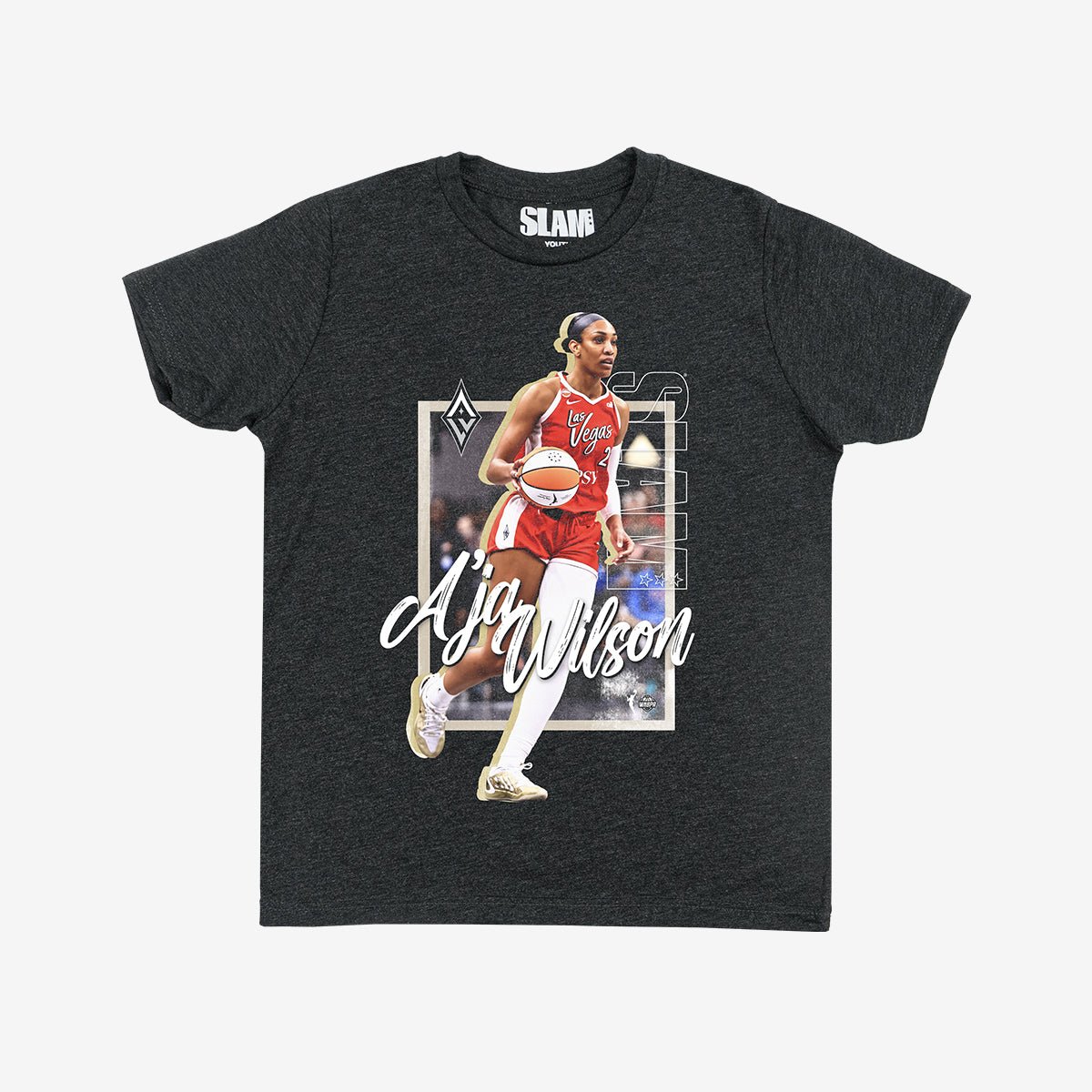 Las Vegas Aces Player Youth Tee - A'ja Wilson (SLAM 262) - SLAM Goods