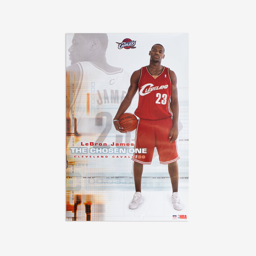 LeBron James 'The Chosen One' Vintage Poster - SLAM Goods