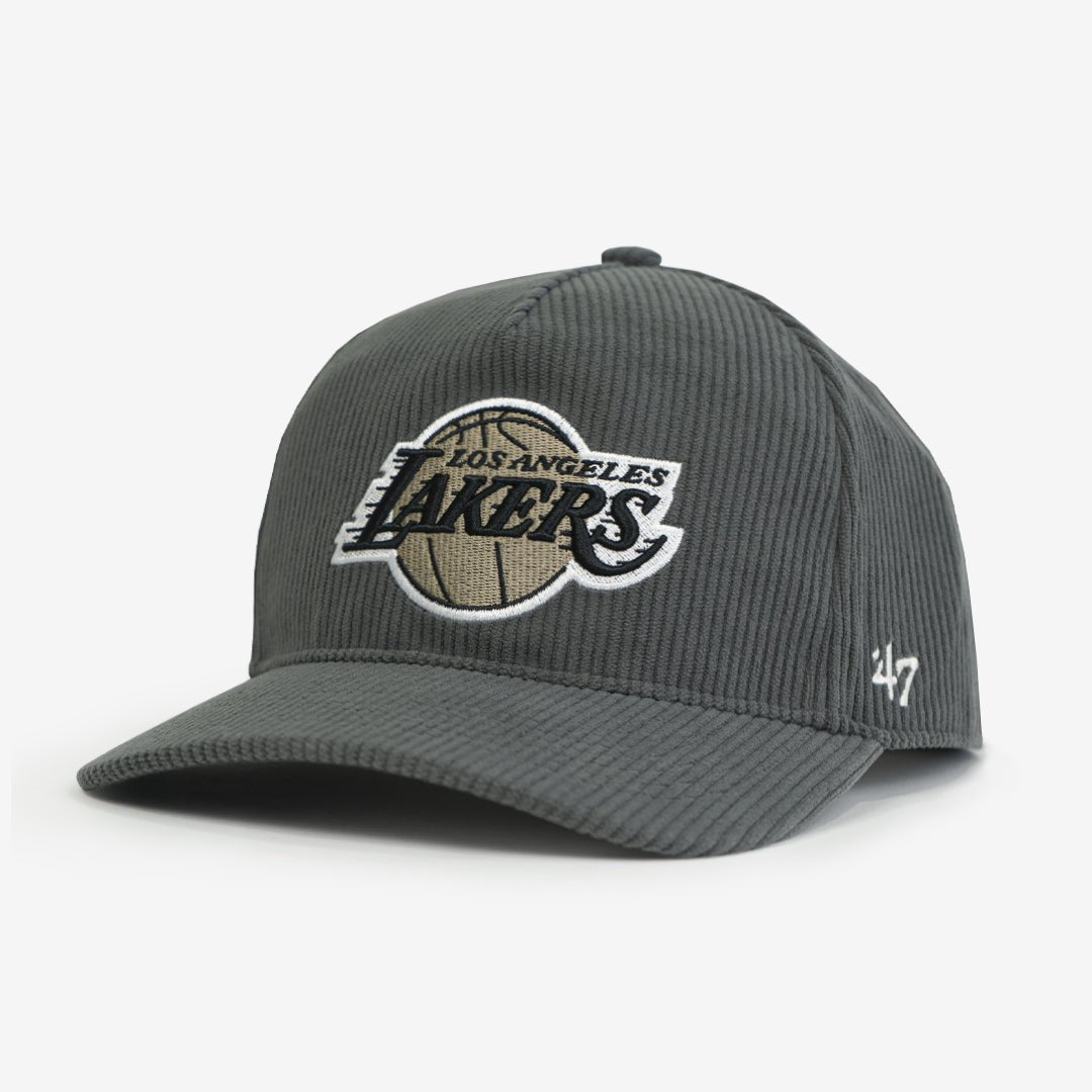 Los Angeles Lakers Charcoal Thick Cord '47 Hitch Hat - SLAM Goods