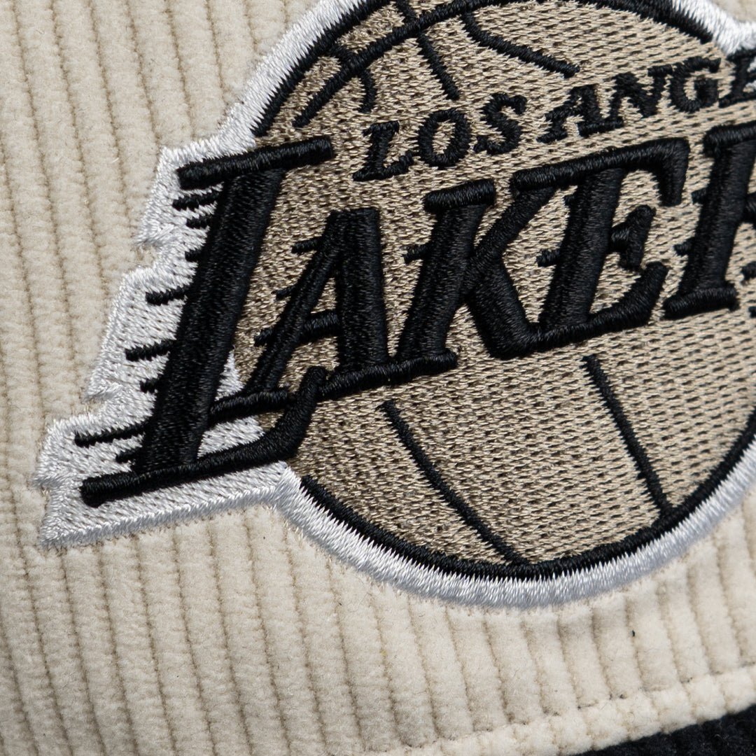 Los Angeles Lakers Cream Thick Cord '47 Hitch Hat - SLAM Goods